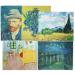 Vincent Van Gogh Painting Art Premium Quality Microfiber Cleaning Cloth 5 Pack Set 2 6x7 inch Eyeglass Lens Cleaner Cell Phone Camera