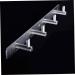 Alipis 304 Hooks Stainless Duty Heavy Hanger Coat Steel Clothes Hook with Towel Rack Bathroom European medium As Shown - Buy Online on GoSupps.com