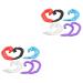 Minkissy 20 pair of ear protection mask hooks ear rope buckle mask wearer Face cover hearing protection mask ear bracket mouth cover ear hook earmaker ear protection brilliant bract sports wired 5x3cmx2pcs