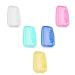 5-Pack Toothbrush Protectors Toothbrush Head Protectors Toothbrush Head Protectors for Home and Travel Multi-Colored