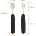 Forzaddik Adaptive Utensils Set - Open Handle Design for Arthritis, Disabled, Elderly - Black - Buy Online on GoSupps.com