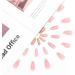 Coffin False Nails Long Fake Nails French Flowers Press on Nails Ballerina Acrylic Stick on Nails 24pcs for Women and Girls (Color : PINK Size : F) - Buy Online on GoSupps.com
