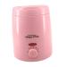 Harilla of electrical hot wax heating containers melting pots hair removal compact size 200 ml portable wax heater for household pink