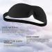 BE SAFE Forever Silk Sleeping Face Eye Mask - Travel Blindfold for Men & Women - Comfortable Black Sleep Eye Cover - Buy Online on GoSupps.com