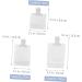 FOMIYES 5 Sets Flap Lotion Bag Shampoo Travel Container Spray Lotion Portable Spout Pouch Toiletry Lotion Pouch Dispenser Container Squeezable Bags Reusable Filling Bye Cream Clamshell - Buy Online on GoSupps.com