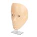 5D Makeup Practice Face Cosmetic Practice Face Set Improve Skills Silicone Detachable Eyes Reusable Easy To Clean for Artist for Cheek (Yellow Skin)