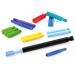 ARK Z-Vibe Vibrator plastic in the Kau-Set with 9 attachments including ATC care instructions-entry to the ARK Z-Vibe oral stimulator sensory vocalization in the mouth in language problems (black)