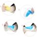 FRCOLOR Arch Support Pads - 4 Pairs Adhesive Cushions for Fallen Arches Gel Foot Insoles for Kids & High Heels - 9.7x5.8cm - Buy Online on GoSupps.com