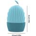 Silicone Ice Roller - Silicone Ice Mold for Face Beauty | Eye Massager Cube Holder Shells Shape De-Puff Eye Bags | Ice Cube Roller Massager Reusable Ice Mold for Face Eyes Neck Blue - Buy Online on GoSupps.com