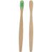 Bamboo Toothbrushes | Biodegradable Eco-Friendly Soft Brushes for Adults & Kids - Green - Buy Online on GoSupps.com