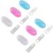 Baby Finger Toothbrush Set - 6 Gentle Silicone Infant Brushes for Early Oral Hygiene - Buy Online on GoSupps.com