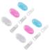 Buy Toddler Finger Toothbrush - Soft Bristles BPA-Free Safe & Colorful (White Blue Pink) - Perfect for Teeth Training - Buy Online on GoSupps.com