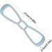 Figure 8 Elastic Band - Resistance Band | Resistance Bands for Shoulder | High-Elasticity Fitness Resistance Band | Band for Exercising The Arms Chest Shoulders Trainer for Women and Men Azure - Buy Online on GoSupps.com