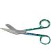 Lister Bandage Scissors 5.5" Made of Premium Quality Stainless Steel Ideal for Nurses Medical Students Paramedics Doctors Home Use First Aid(A2ZSCILAB Brand) (Gardenia Half)