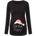 Pregnant Deer Christmas Maternity Hooded Top - Women's Warm Winter Pullover - Buy Online on GoSupps.com