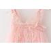 PythJooh Baby Girl Butterfly Wings Tulle Dress | Toddler Princess Sundress 6-9 Months Pink - Buy Online on GoSupps.com