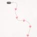 Handmade Streamline Hair Extensions Set with Love Heart Bead - Set of 3 Hair Clip Pins for Women - Buy Online on GoSupps.com