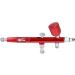 Airbrush Kit with Portable G1/8 DIY Paint Spray for Makeup Nail Art Tattoo Lightweight and Easy to Carry (AR180 red) - Buy Online on GoSupps.com