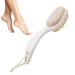 Pumice Stone and Brush - 2 in 1 Multifunctional Foot Brush - Foot Brush Gentle Comfortable Bathroom Accessories Pumice Stone for Feet White