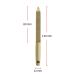 Premium Gold Twin Nail File - Double-Sided Stainless Steel for Fingers & Toenails | 130 mm Nail Care Tool - Buy Online on GoSupps.com