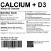 Calcium Citrate 600mg D3 180 Capsules | UK Made | Pharmaceutical Grade for Stronger Bones and Teeth - Buy Online on GoSupps.com