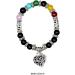 YIUPEDRFG Natural Stones Bracelet | Energy Balance & Chakra Healing | 7 Crystals 8mm | Perfect Gift for Mindfulness & Wellness - Buy Online on GoSupps.com