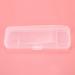 Liovitor 2 Pcs Double Storage Box for Men - Shaver Case & Accessories Transparent Plastic Holder - Ideal for Travel & Organization - Buy Online on GoSupps.com