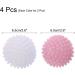 uxcell 4pcs Reusable Laundry Dryer Balls - Vinyl Drying Balls to Reduce Wrinkles Static & Drying Time - Eco-Friendly Fabric Softener - White & Pink - Buy Online on GoSupps.com