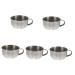 Beavorty 5 Pcs Shaving Soap Bowl The Bubble Travel Set Stainless Steel