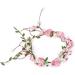 Winslet Flower Crown Headband - Adjustable Pink Hair Accessory for Women & Girls | International Shipping - Buy Online on GoSupps.com