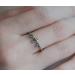 14k Gold Crown Blue Diamond CZ Ring - Size 6 | Engagement Anniversary Gift - Buy Online on GoSupps.com