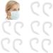 5 Pairs of Mask Hissing Protection with Silicone Ear Brackets | Reusable Soft Silicone Masks for Kids & Adults - White - Buy Online on GoSupps.com