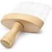 Minkissy Vintage Wooden Hair Remover Dust Towel & Shaving Brush - Professional Bamboo Hairdresser Dust Brush for Salon Use - 15x12x12cm White - Buy Online on GoSupps.com
