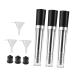 FOMIYES 6pcs Eyelash Solution Bottle Mini Containers Make up Bottle Empty Bottles Wooden Small Empty Bottle