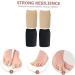 Silicone Toe Sleeves 2 Pairs - Pinky Toe Guards for Sneaker Toe Protection - Buy Online on GoSupps.com