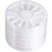 Ctaer Nail Wheel 6 6 5 Set of 6 Pieces 12 Compartments Rhinestone Nail Art Decor Empty Wheel Box Storage Container - Buy Online on GoSupps.com
