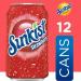 Sunkist Caffeine-Free Strawberry Soda Pop 12 FL Oz 12 Pack Cans - Buy Online on GoSupps.com