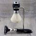 Premium Men's Shaving Kit - 3 Edge Razor Badger Hair Brush & Stand - Perfect Gift for Men - Buy Online on GoSupps.com