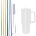 6 Pieces Colorful Straws Silicone Straws Replacements Straws Silicone Material Suitable For Adventure Travel Tumblers Replacement Straws For Kids Drinking Cups - Buy Online on GoSupps.com