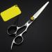 Professional 6 Inch Hair Cutting Scissors - Steel Yellow Gem Thinning Shears for Barbers & Hairdressers - International Shipping Available - Buy Online on GoSupps.com