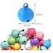 100 Pack 14mm Colorful Christmas Jingle Bells - Small Mini Bells for Holiday Home Decoration, DIY Crafts, Bracelet, Key Chain, Pets Collar - Buy Online on GoSupps.com