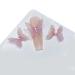 3PCS Elegant 3D Butterfly Nail Nails Art Decoration DIY Manicure Metal Embellishments For Nails & Silver Nail H1453