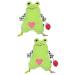 Toyvian 2st Sleeping Comfort Towel Pacifier For Young Cuddly Animals Ceiling Spitting F cks from Musselin Filled Hasen Toys Animal Ceil
