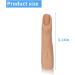 2Pcs Silicone Fake Nail Training Fingers for DIY Manicure and Nail Art Practice - Buy Online on GoSupps.com