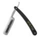 ANGGREK Stainless Steel Barber Razor Classic straight blade razor that can be shaved