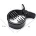 Lurrose Round Inner Toothed Hair Clip Set - Black | Strong Tension Hair Claw for Ponytails - Buy Online on GoSupps.com