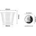 300 Count 1oz Plastic Shot Glasses - Mini Disposable Cups for Jello Shots, Condiments, Tastings - Clear - Buy Online on GoSupps.com