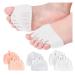 Professional Elastic Foot Cushions Breathable Forefoot Gel Pads Metatarsal Pads 1 Pair Pain Comfort Reusable Soft