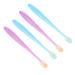 Beavorty 4 pieces baby toothbrush children's toothbrush toothbrush for baby tooth cleaning dental care tool oral care tooth training toothbrush