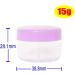 Greatforu 12 Pack 15ml Transparent Cosmetic Containers with Lids - Ideal for Creams Lip Balm & Lotions - Includes 12 Mini Spatulas & Labels for Easy Organization - Buy Online on GoSupps.com